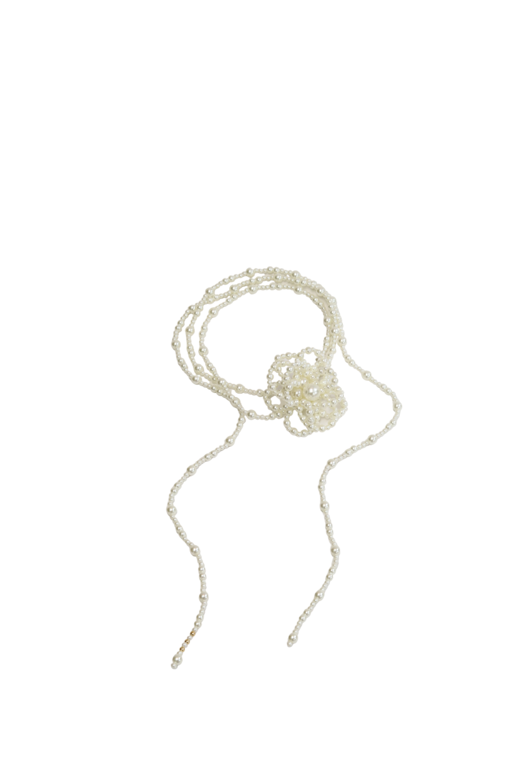 Camelia Bow Tie - Pearl