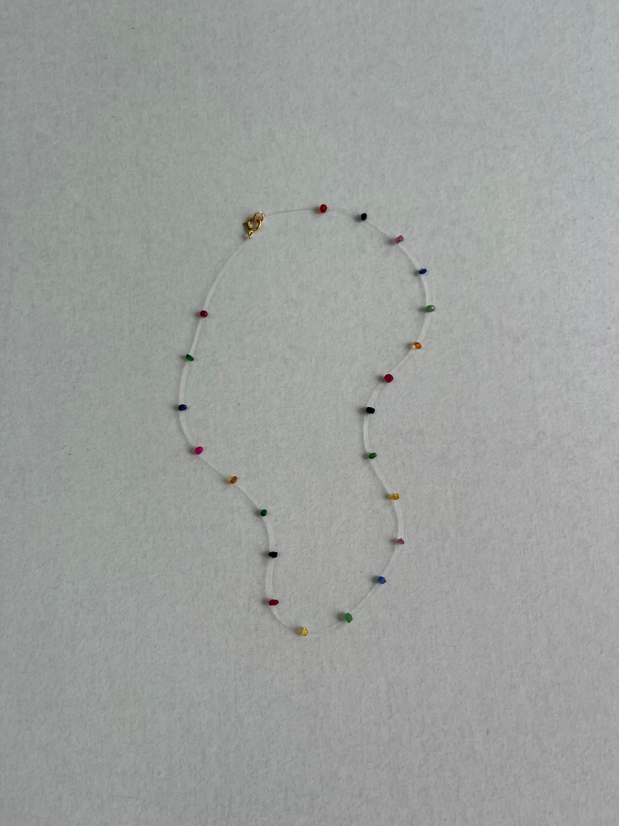 Nude Choker Rainbow