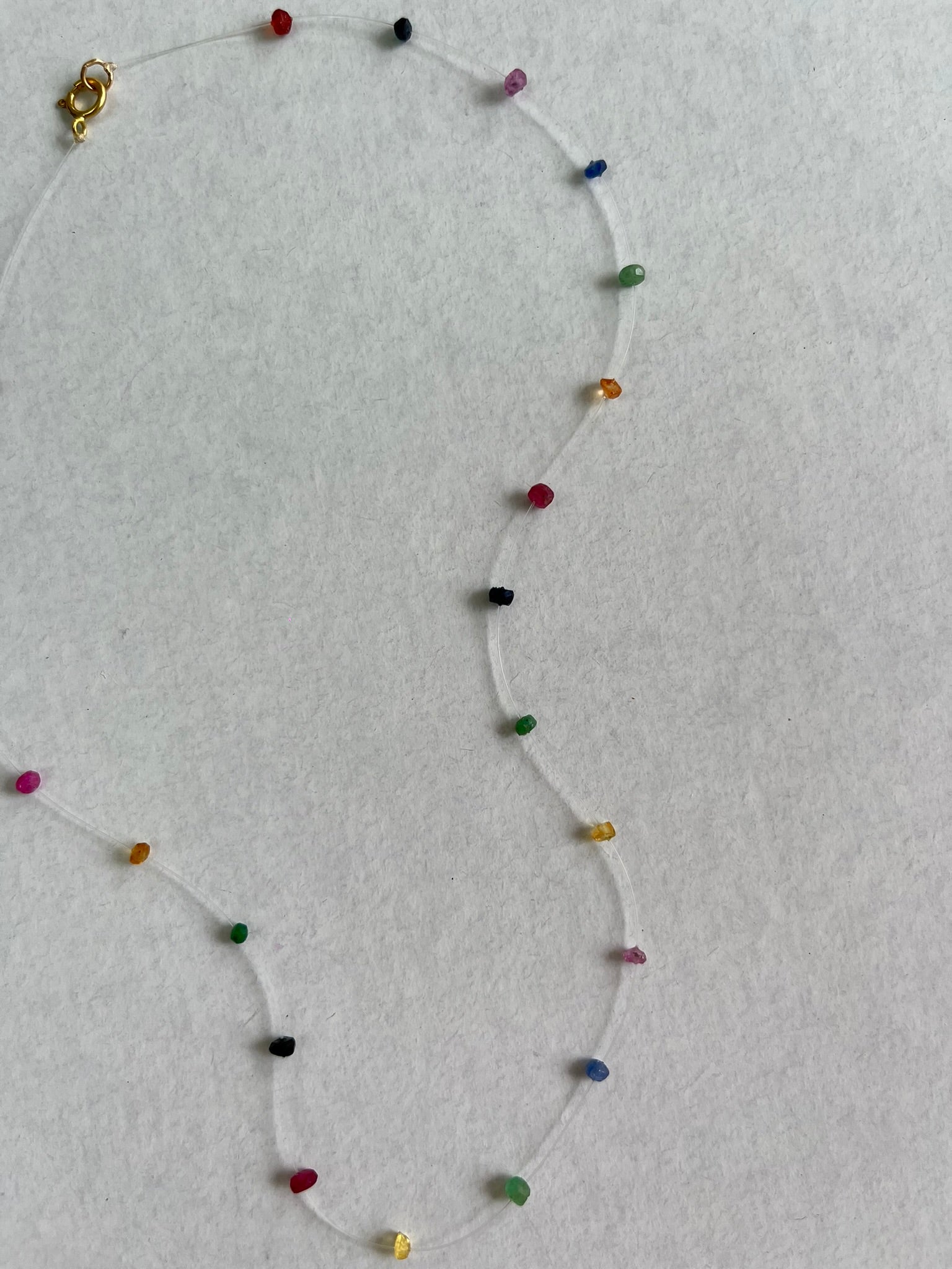 Nude Choker Rainbow