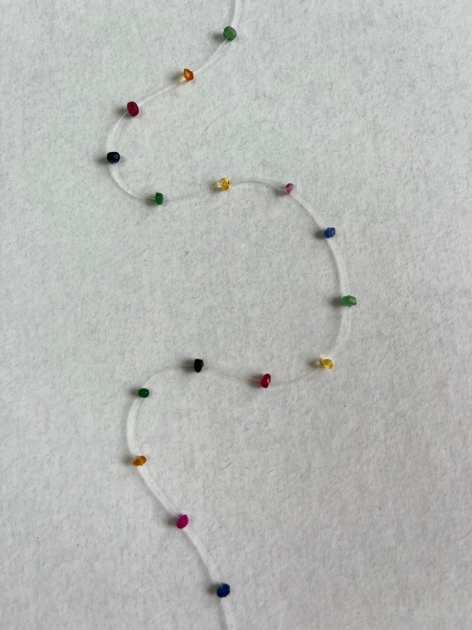 Nude Choker Rainbow