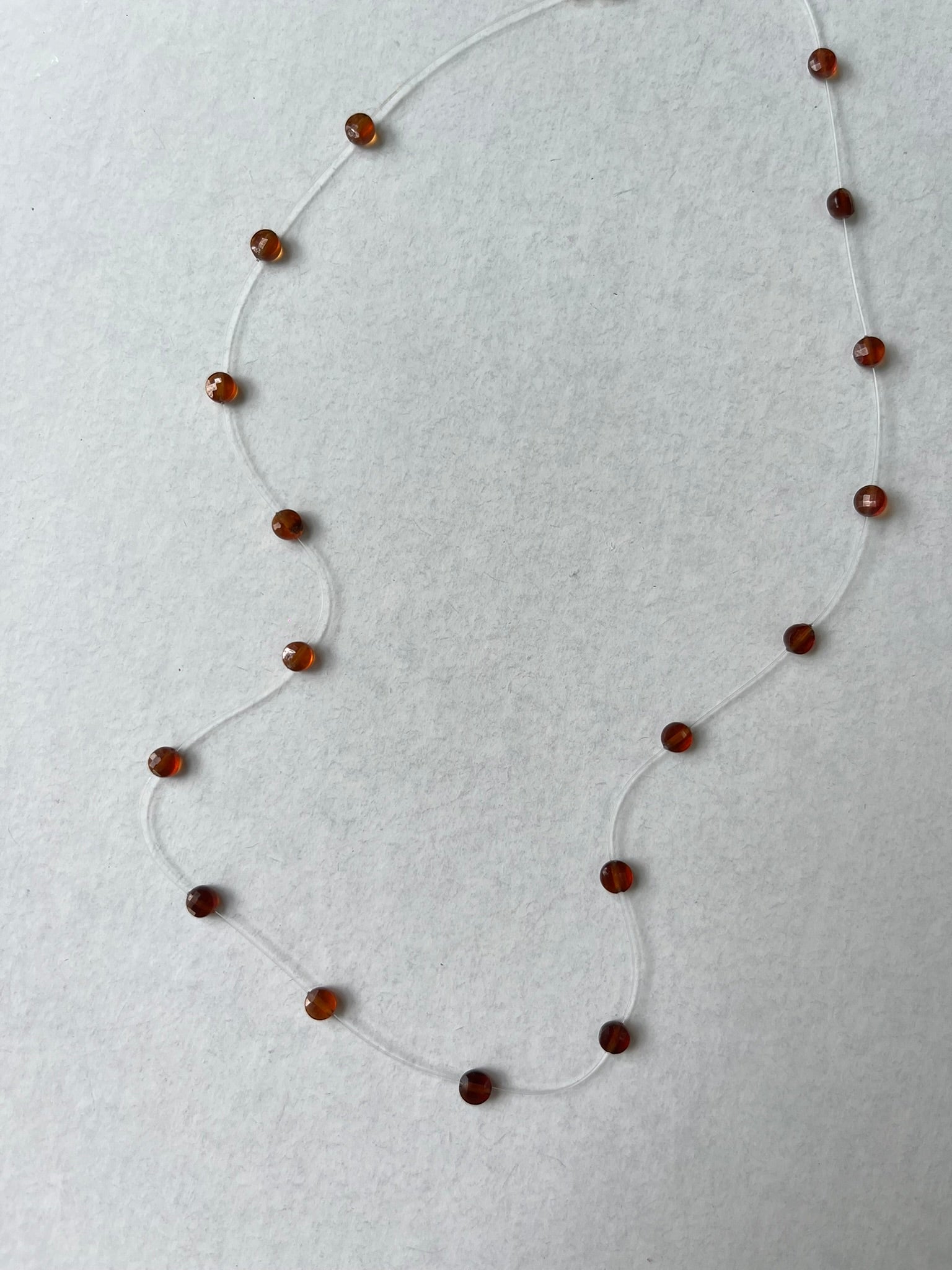 Nude Choker Granate