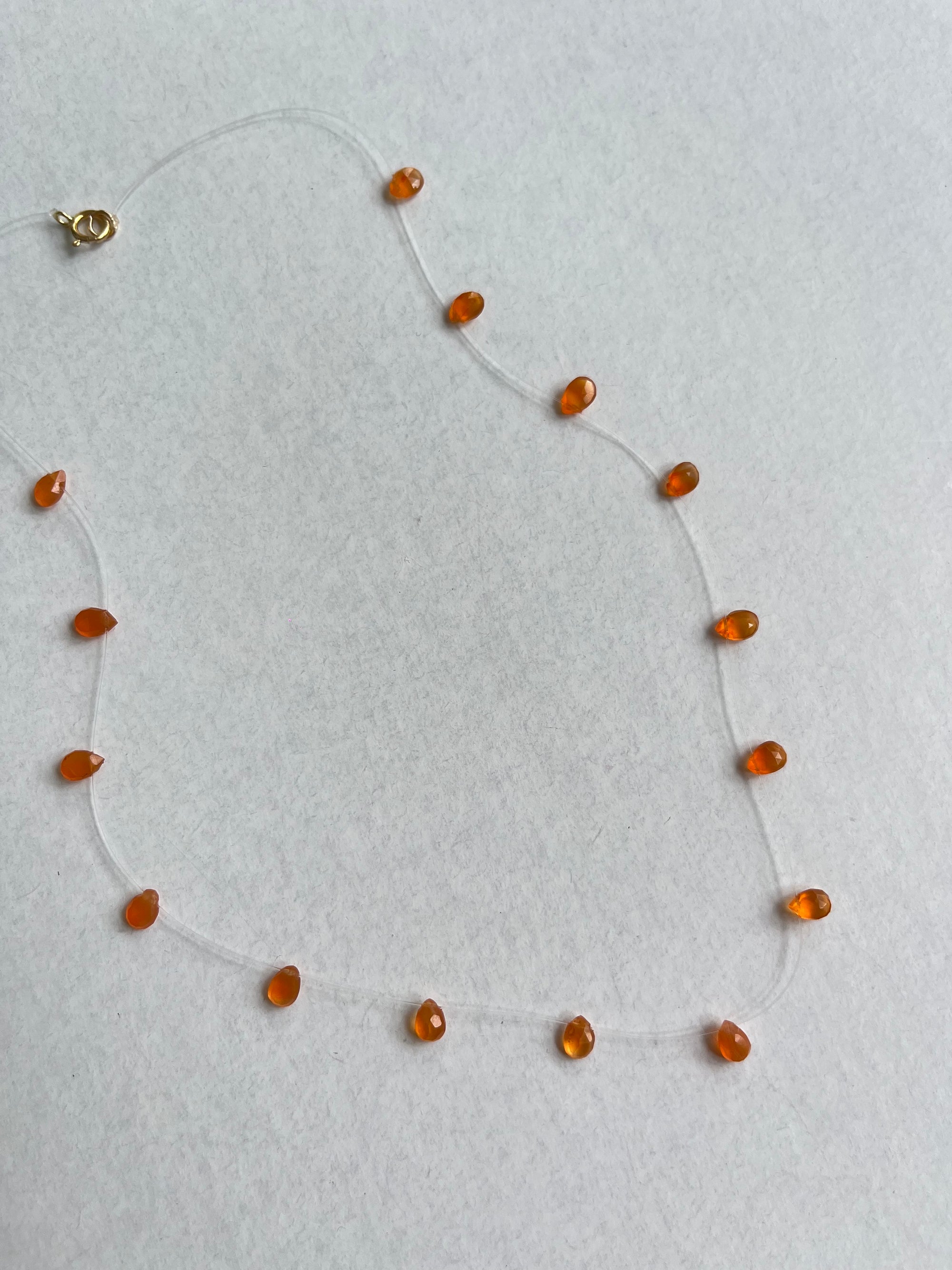 Nude Choker "Drops" Coralina