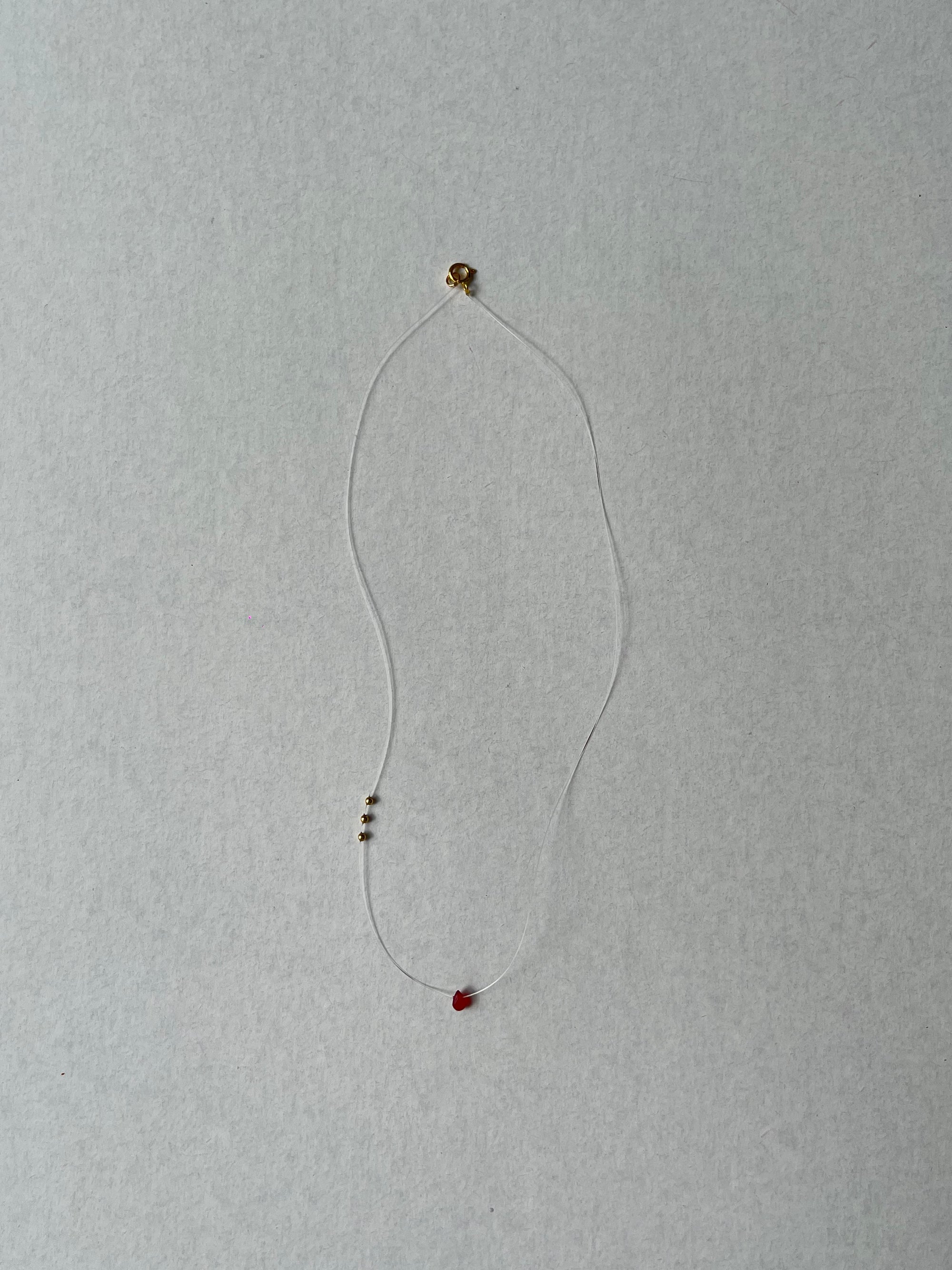 Nude Choker "Single" Ágatha roja