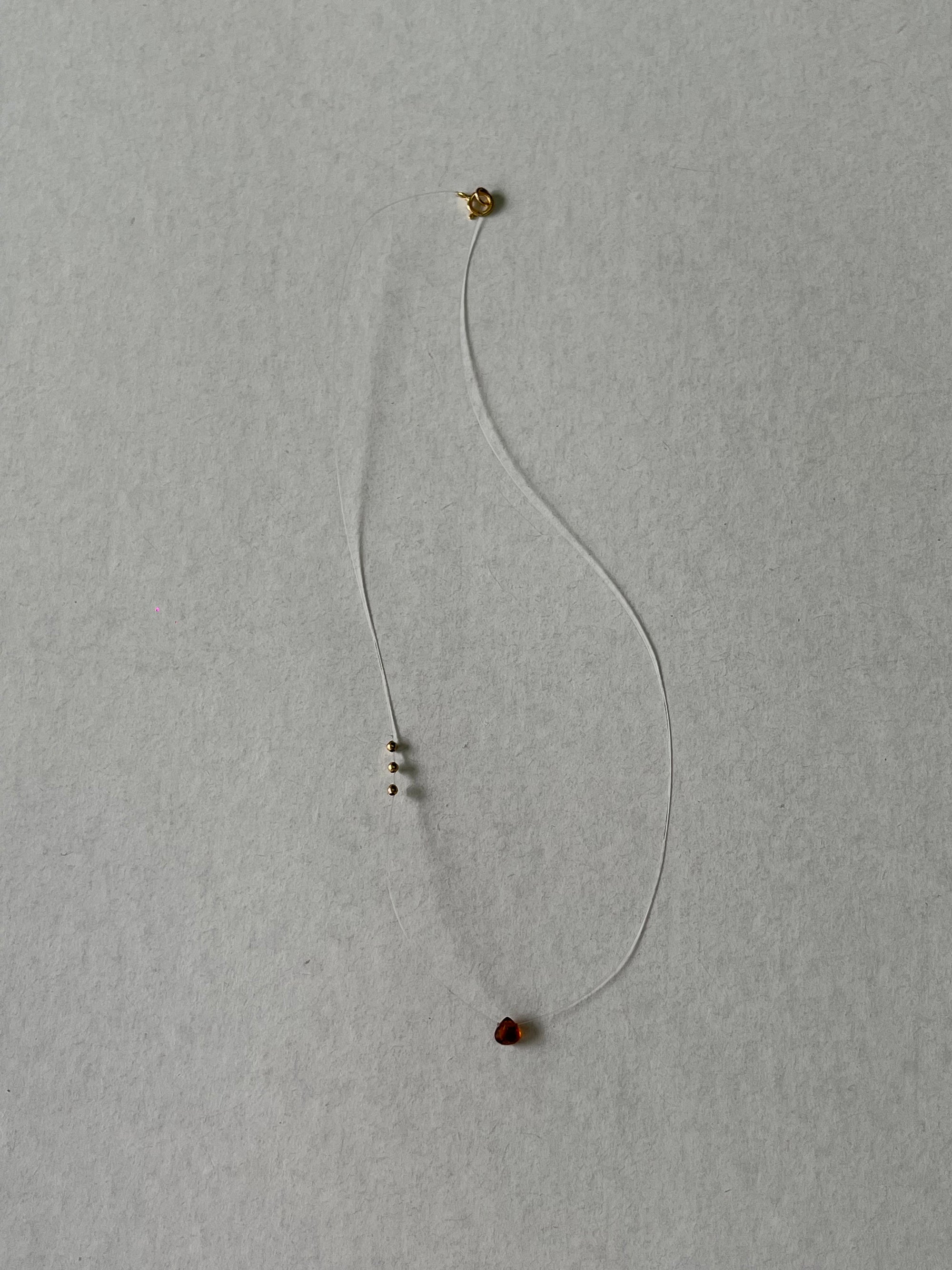 Nude Choker "Single" Granate