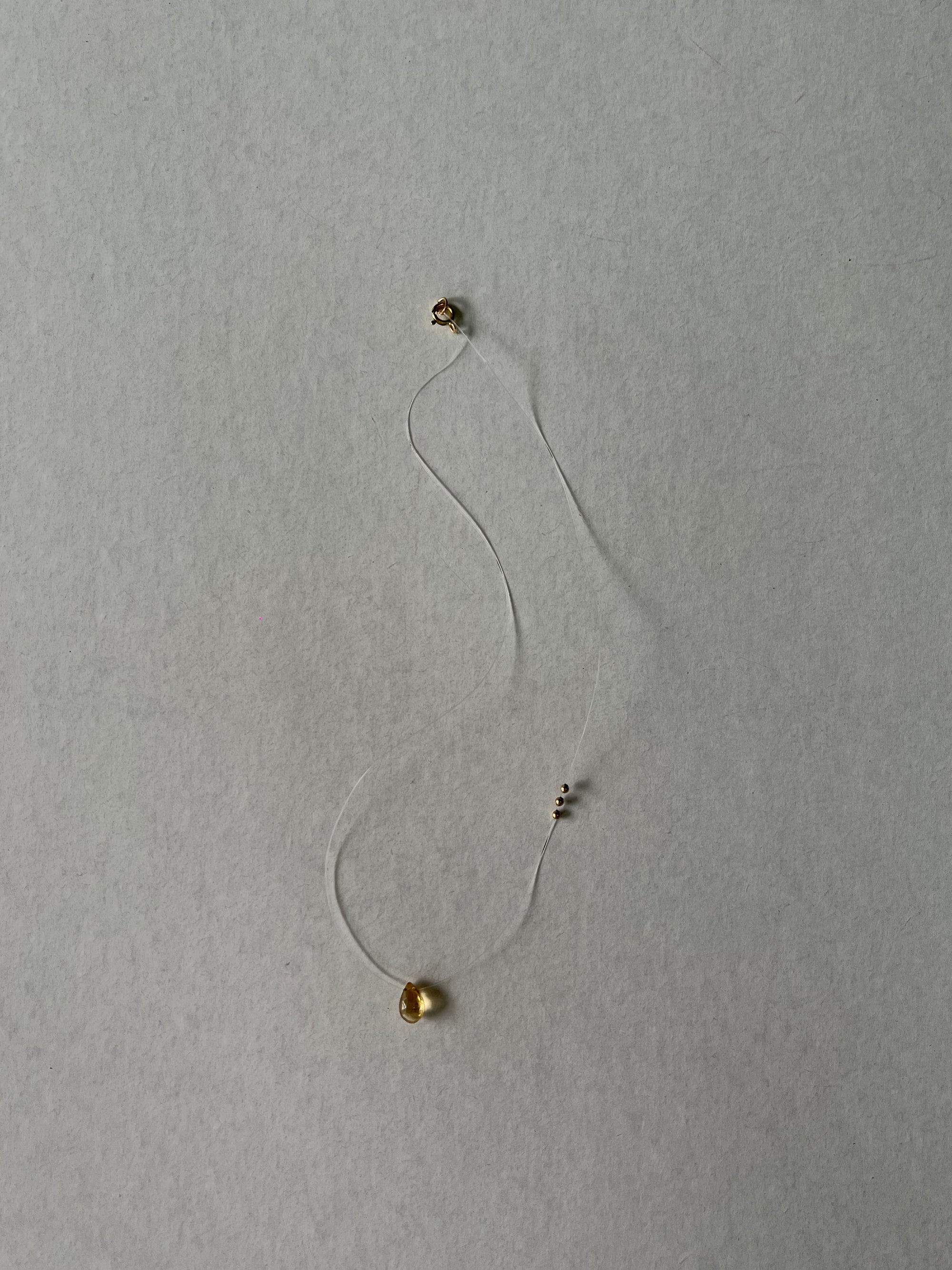 Nude Choker "Single" Citrino
