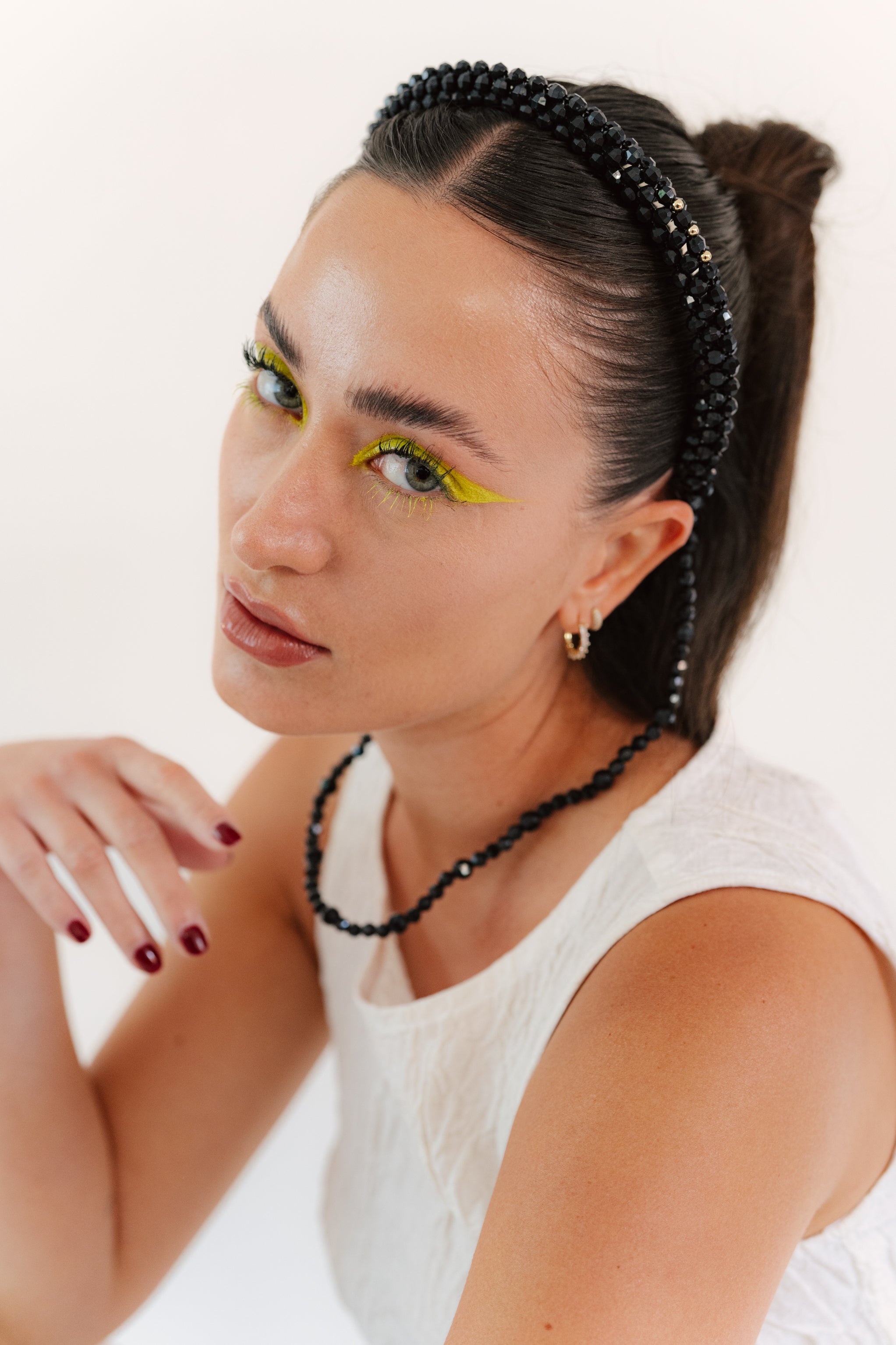 Necklace Headband Caviar