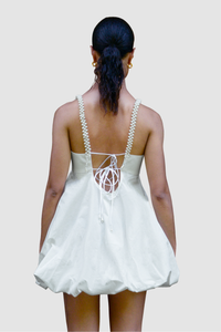 Aguas Mil Pearl Balloon Dress