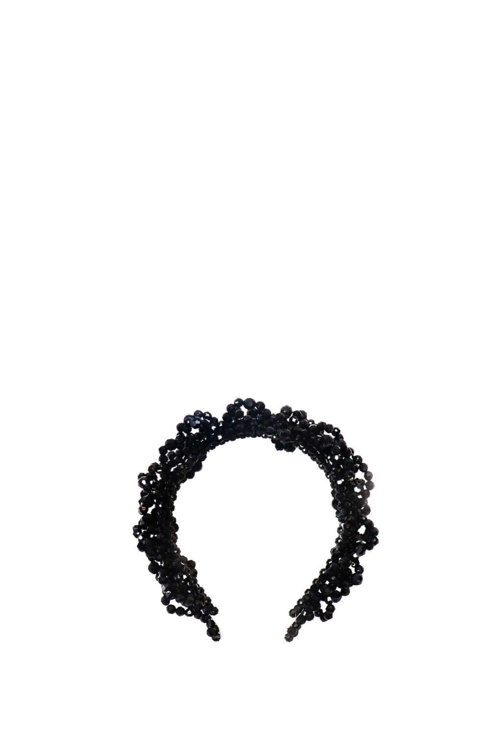 Diadema "Lace" Obsidiana