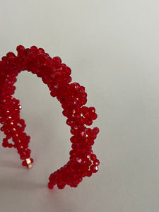 Diadema "Lace" Rubí